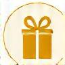 Gift box icon representing receiving the order