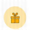 Icon representing custom gift hampers service